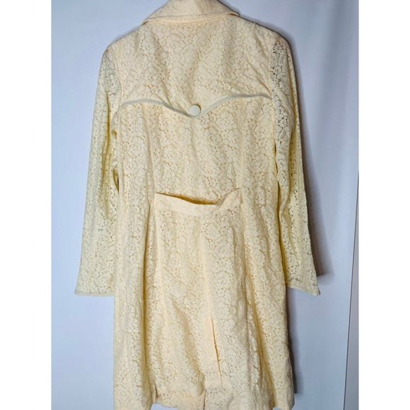 Chelsea 28 Anthropologie Lace Peacoat NWT Medium - Picture 3 of 4